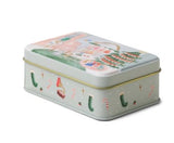 CHRISTMAS TIN CANDLE LIVINGROOM - PERSIMMON & CHESTNUT