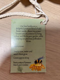 Wild Flower Seed Bee Bomb with Bee Illustrated Gift Bag