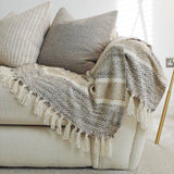 Savannah Herringbone Throw Blanket - 100% Recycled Materials