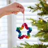 Felt Multicoloured Heart/ Star Hanging Decoration