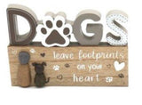 Cat & Dog Wooden Pebble Signs