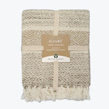Savannah Herringbone Throw Blanket - 100% Recycled Materials