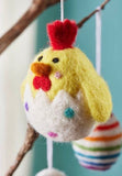 Felt Chick in Egg Decoration