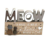 Cat & Dog Wooden Pebble Signs