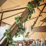 Pre lit mixed foliage garland 1.8m