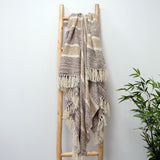 Savannah Herringbone Throw Blanket - 100% Recycled Materials