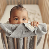 100% Luxury Cotton Receiving Swaddle Baby Blanket - Heart
