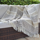 Savannah Herringbone Throw Blanket - 100% Recycled Materials