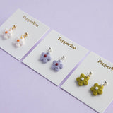 Mini Floral Drop Earrings