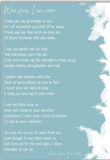 Wee Signs Poem Print (A4)- Parful Stuff
