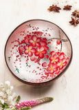 Coconut Bowl With Flowers