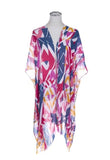 Pink Multicoloured Swimwear Tunics/Holiday Cover Ups