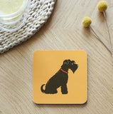 Black Schnauzer Coaster
