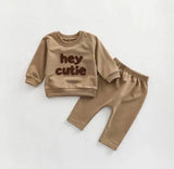 Baby Boys Comfy Long Sleeve Top & Trousers Set