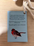 Handcrafted Premium Bird Seed with Robin Illustrated Gift Bag