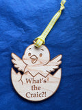 What’s the Craic wooden Easter chick decoration