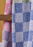 Recycled Cotton Check Throw