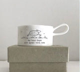 My Best Days Are Spent with Ewe Handled Tealight Holder - East Of India