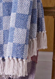 Recycled Cotton Check Throw