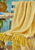 Recycled Bottle Honeycomb Throw