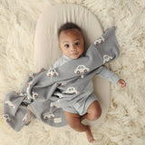 100% Luxury Cotton Receiving Swaddle Baby Blanket - Cars
