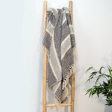 Savannah Herringbone Throw Blanket - 100% Recycled Materials