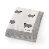 100% Luxury Cotton Swaddle Baby Blanket - Sheep Design