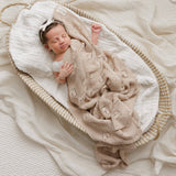 100% Luxury Cotton Receiving Swaddle Baby Blanket - Heart