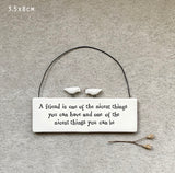 ‘A Friend Is One Of The Nicest Things’ Hanging Scene - East Of India