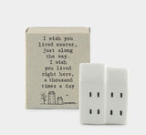 Matchbox Wish You Lived Nearer - East Of India
