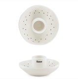 Home Porcelain Candle Holder - East Of India