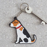 Jack Russell keyring by sweet William designs.