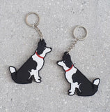 Border Collie Keyring - Sweet William
