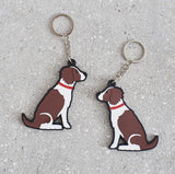 Springer liver dog key ring