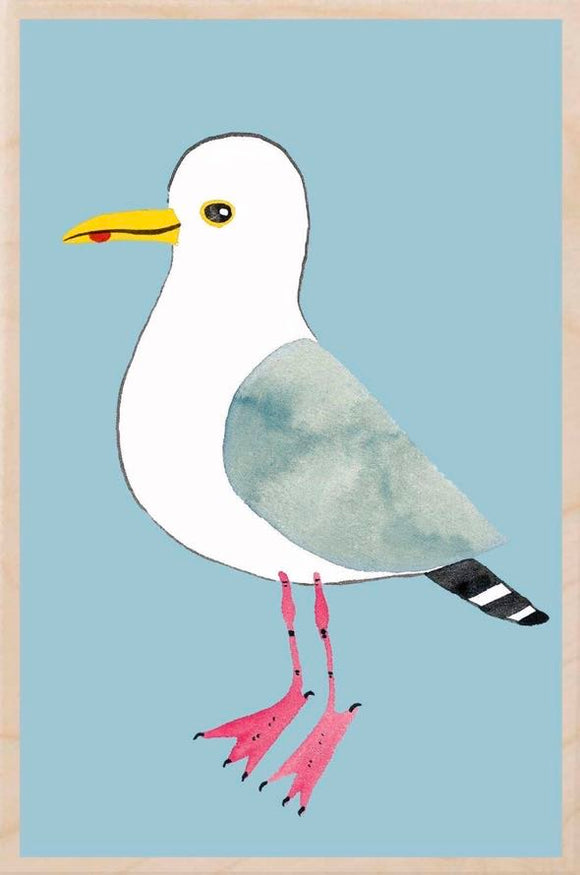 Herring Gull Wooden Postcard - The Wooden Postcard Company