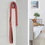 Tweed Dog Lead  - Orange