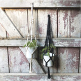 Macrame Cream Holder With Pot - East Of India