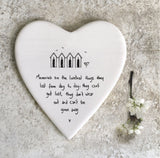 East of India ‘Memories are loveliest thing’ Porcelain Coaster