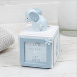 Elephant Letter Cube Money Box With Photo Frame