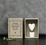 Matchbox Heart Wishing You Every Happiness For The Future - East Of India
