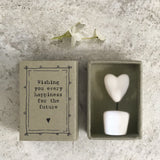 Matchbox Heart Wishing You Every Happiness For The Future - East Of India
