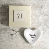 Twenty One Heart Dish - East Of India