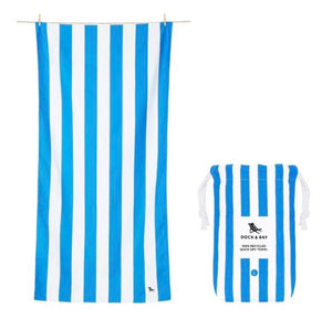 Dock & Bay Beach Towels - Bondi Blue - Large or Extra Large