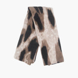 Neutral Leopard Mediumweight Scarf