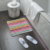 Striped Chunky Bobble Bath Mat - Super Soft & Absorbent