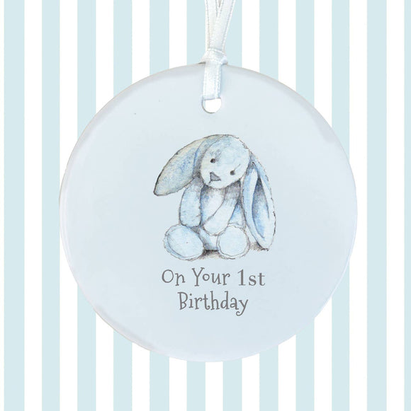 1st Birthday Boy Gift Keepsake Hanging Decoration