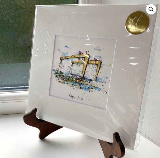 Belfast Docks - Northern Ireland Landscapes - Kathryn Callaghan Mini Prints