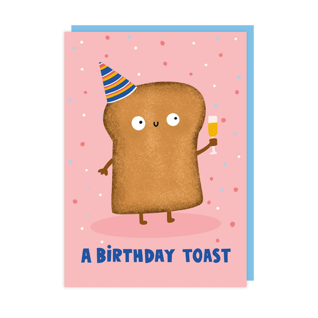 Birthday Toast Card-Lucy Maggie Designs