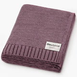 100% Organic Luxury Cotton Swaddle Receiving Baby Blanket