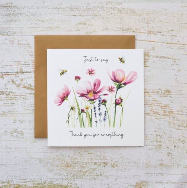Thank You For Everything Greeting Card